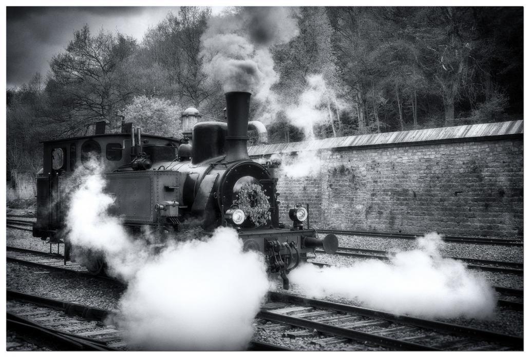 Locomotive à vapeur n°12 train 1900