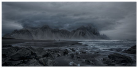 Vestrahorn et de la plage de Stokksnes