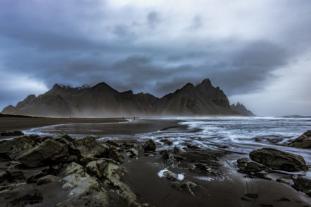 Vestrahorn et la plage de Stokksnes