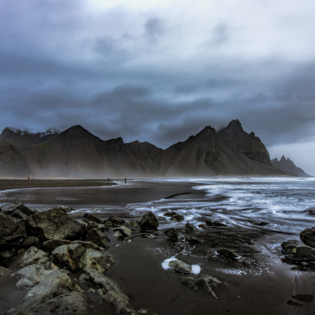 Vestrahorn et la plage de Stokksnes