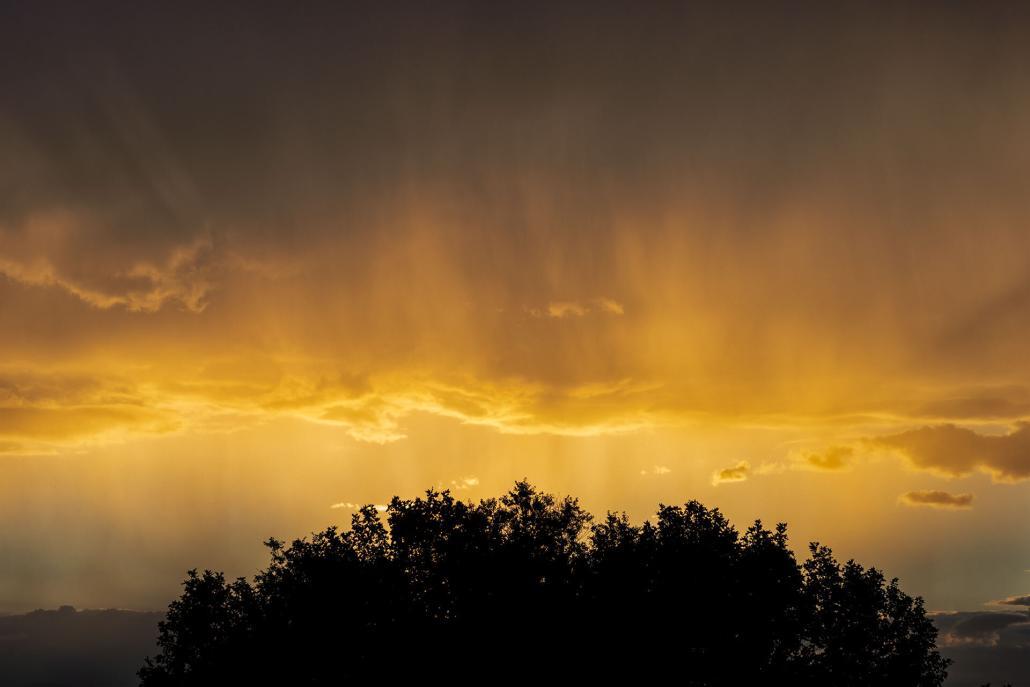 Couché de soleil sur Madrid